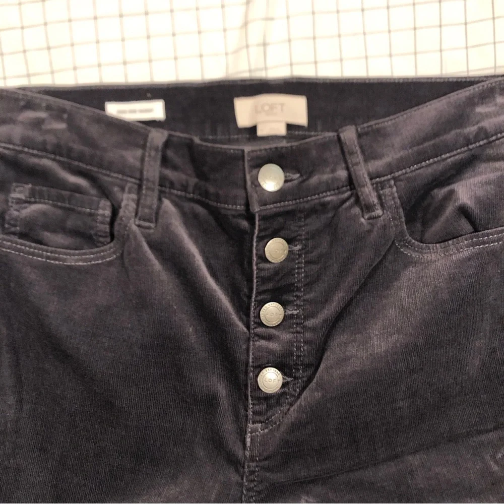 LOFT High Rise Skinny Corduroy - Picture 3 of 7